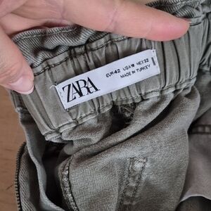 💙ZARA Olive Utility Joggers
